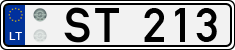 License plate of Lithuania, Trailers