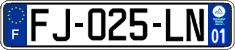 French license plate, SIV (ordinary)