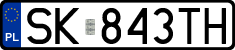 License plates of Poland, Regular car plates