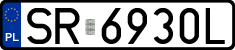 License plates of Poland, Regular car plates