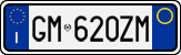 License plate of Italy, Cars (1994 year series)