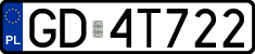 License plates of Poland, Regular car plates