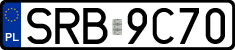 License plates of Poland, Regular car plates