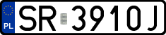 License plates of Poland, Regular car plates