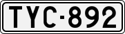 License plate of Finland, Cars