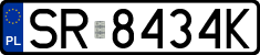 License plates of Poland, Regular car plates