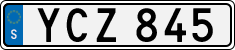 License plate of Sweden, Regular plates