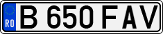 License plate of Romania, Regular plates