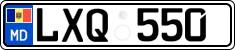 License plate of Moldova, Cars (2015)