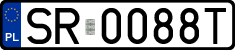 License plates of Poland, Regular car plates