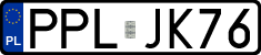 License plates of Poland, Regular car plates