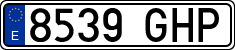 License plates of Spain, Ordinary (2000)