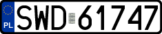 License plates of Poland, Regular car plates