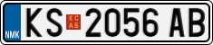 License plate of North Macedonia, Regular plates (2012)