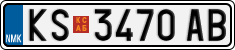License plate of North Macedonia, Regular plates (2012)