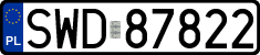 License plates of Poland, Regular car plates