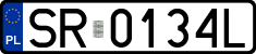 License plates of Poland, Regular car plates