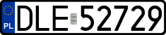 License plates of Poland, Regular car plates