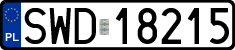 License plates of Poland, Regular car plates
