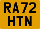 License plate of the United Kingdom, 2001 year system