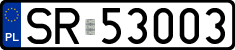 License plates of Poland, Regular car plates