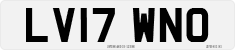 License plate of the United Kingdom, 2001 year system