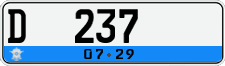 License plate of Indonesia, Regular plates