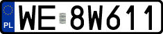 License plates of Poland, Regular car plates