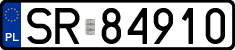License plates of Poland, Regular car plates