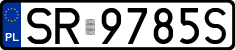 License plates of Poland, Regular car plates