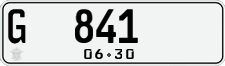 License plate of Indonesia, Regular plates