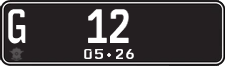 License plate of Indonesia, Regular plates