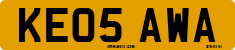 License plate of the United Kingdom, 2001 year system