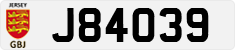 License plate of Jersey, Regular plates (J123456)