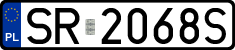 License plates of Poland, Regular car plates