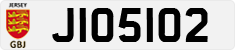 License plate of Jersey, Regular plates (J123456)
