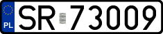 License plates of Poland, Regular car plates