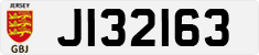 License plate of Jersey, Regular plates (J123456)