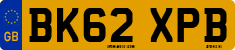License plate of the United Kingdom, 2001 year system