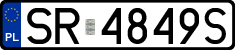 License plates of Poland, Regular car plates