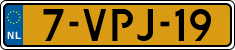 License plate of the Netherlands, Light Commercial Vehicles (1994 system)