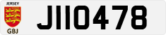 License plate of Jersey, Regular plates (J123456)