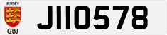 License plate of Jersey, Regular plates (J123456)