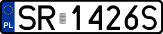 License plates of Poland, Regular car plates