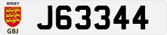 License plate of Jersey, Regular plates (J123456)