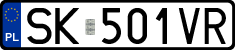 License plates of Poland, Regular car plates
