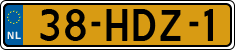 License plate of the Netherlands, Cars