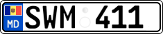 License plate of Moldova, Cars (2015)