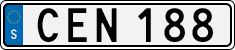 License plate of Sweden, Regular plates