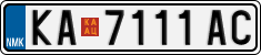 License plate of North Macedonia, Regular plates (2012)